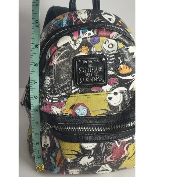 Disney Loungefly Mini Backpack Nightmare Before Christmas Vintage Tim Burtons - Picture 9 of 14